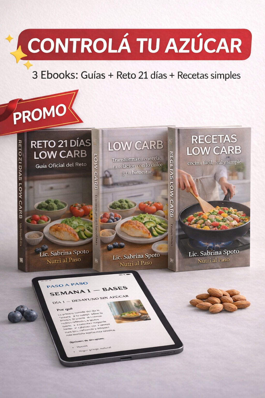 Combo Low Carb . Alimentacion para sentirte bien